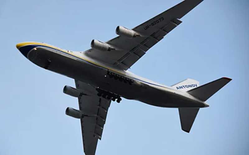 Самолет Ан-124 из Украины совершил перелет из Киева в Лейпциг