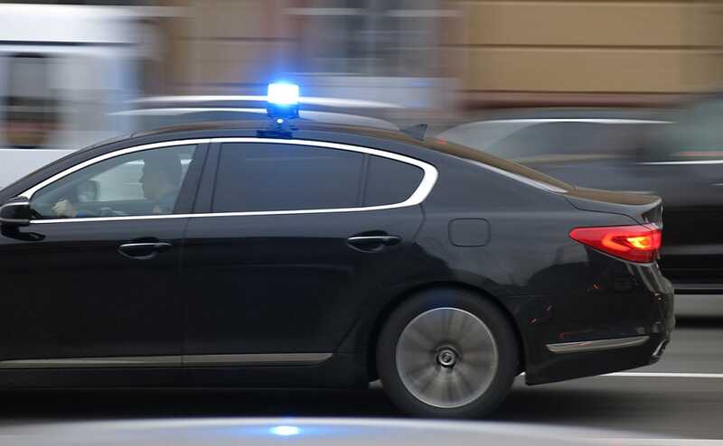 Автомобиль с мигалками вернулся на Ярославский вокзал после похищения блогера Арега Щепихина