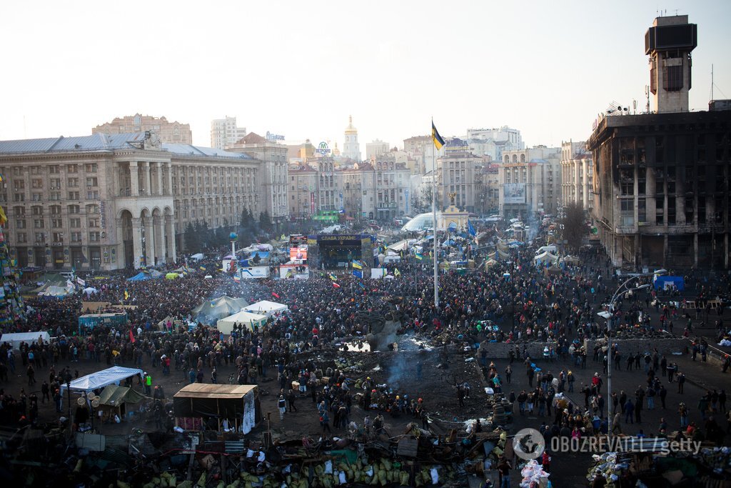 Протесты на Майдане в 2014 году