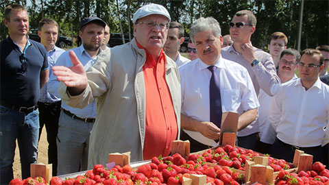 Владимир Жириновский и Павел Грудинин